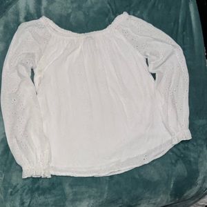 NWT Ladies Sanctuary New white eyelet blouse